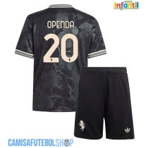 Camisa de time de futebol Juventus Lois Openda #20 Replicas 3º Equipamento Infantil 2025-26 Manga Curta (+ Calças curtas)